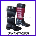 pu pattern rain boot luxury rain boot